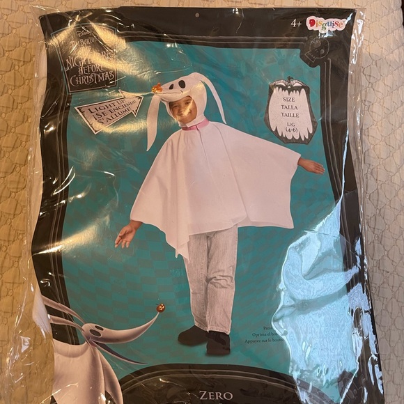 Disguise Other - White Costume Cape with Hood